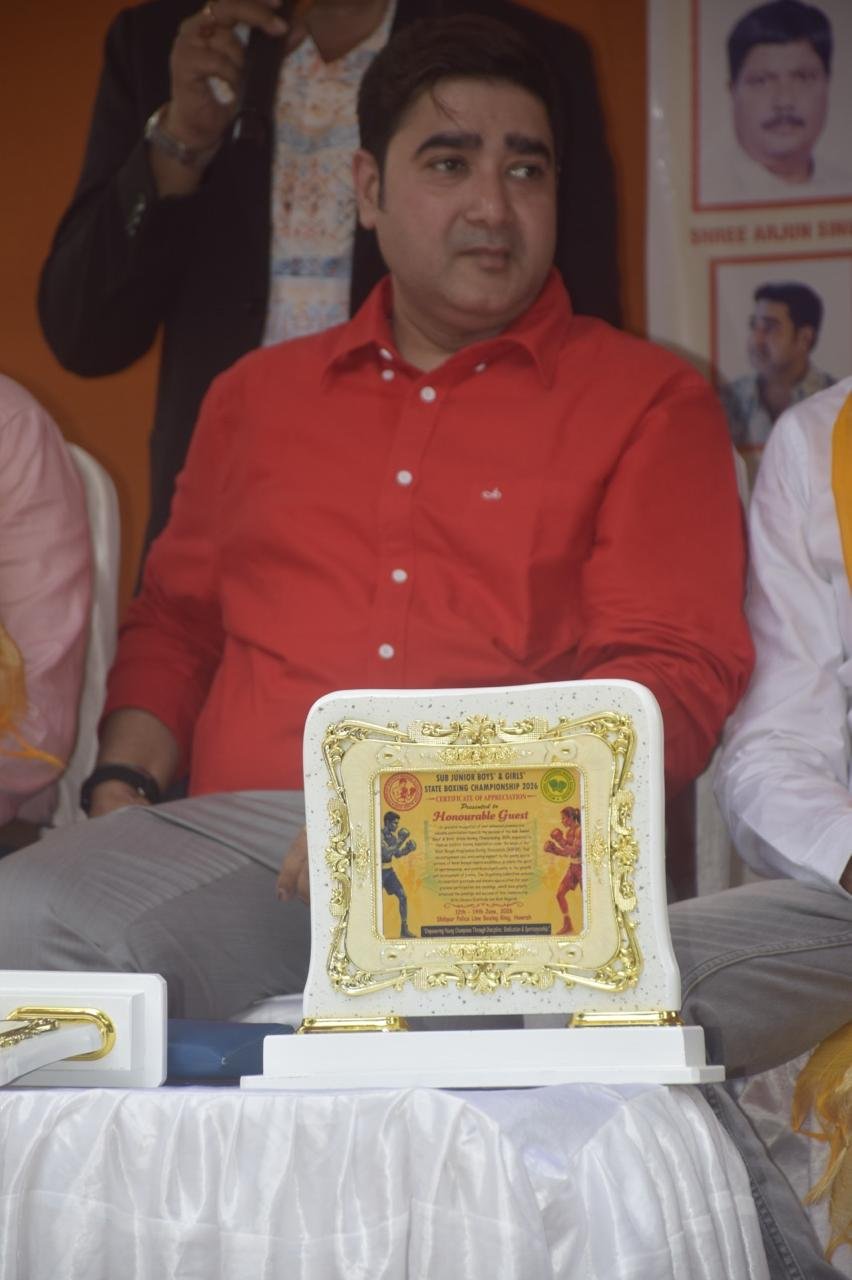 Honoured Guest at the Sub-Junior Boys' & Girls' State Boxing Championship, Howrah.